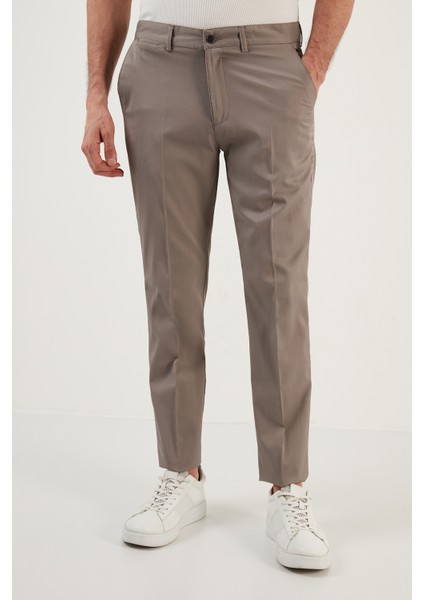 Pamuklu Normal Bel Regular Fit Düz Paça Pantolon Erkek Pantolon 613HISAR fırsatları