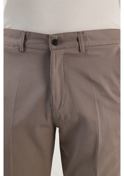 Pamuklu Normal Bel Regular Fit Düz Paça Pantolon Erkek Pantolon 613HISAR