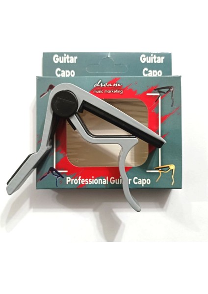 Ykap1-Gr Gitar Kaposu Capo Gri