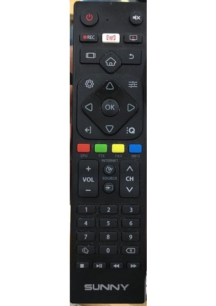 Kumanda 1178 KK0170-SUNNY Live Beyaz Tuşlu