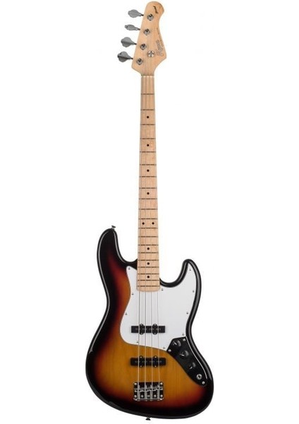 Kjb-Aldjj-Gmn-3ts Jazz Bass Akçaağaç Klavye Sunburst Bas Gitar