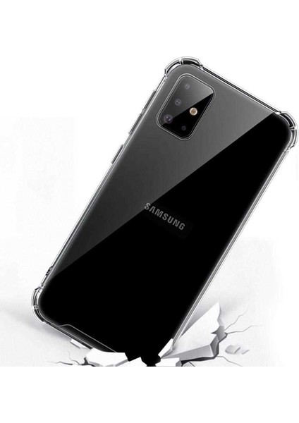 Samsung Galaxy S20 Köşe Korumalı Darbe Emici Şeffaf Kılıf