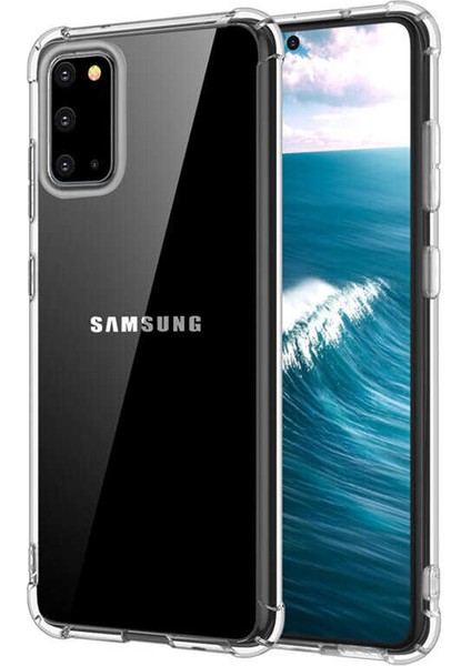 Samsung Galaxy A31 Köşe Korumalı Darbe Emici Şeffaf Kılıf