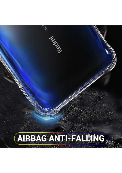 Xiaomi Mi 9t Köşe Korumalı Darbe Emici Şeffaf Kılıf