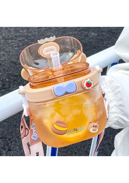 850ML Plastik Samanlı Su Şişesi (Yurt Dışından) modelleri