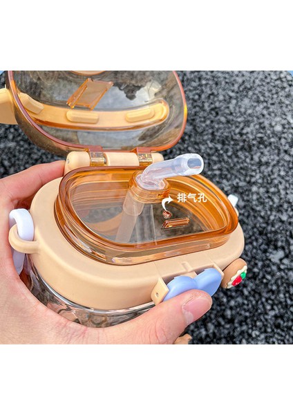 850ML Plastik Samanlı Su Şişesi (Yurt Dışından) fırsatları