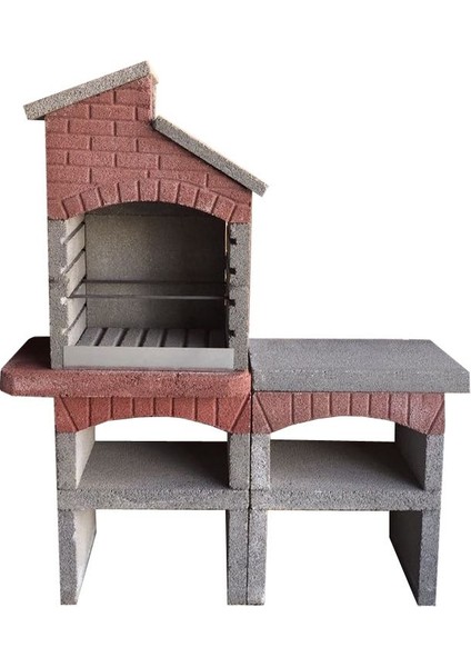 Barbekü Özkoca Bims Beton Barbekü 70 Lik Masalı Model