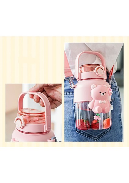 1000ML Taşınabilir Plastik Çift Içme Şişesi (Yurt Dışından) modelleri