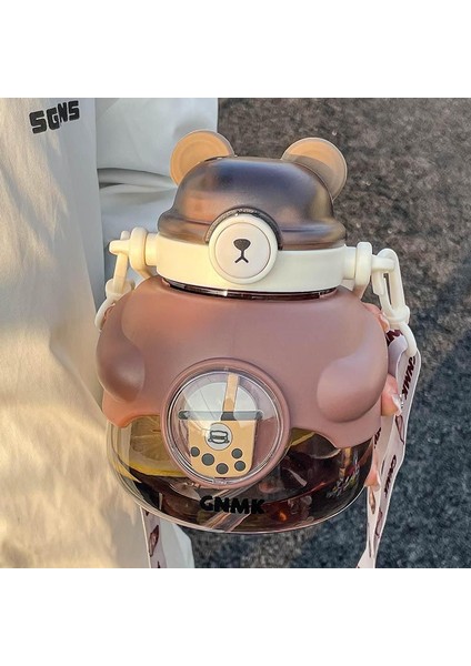 1100ML Taşınabilir Plastik Çift Içme Şişesi (Yurt Dışından)