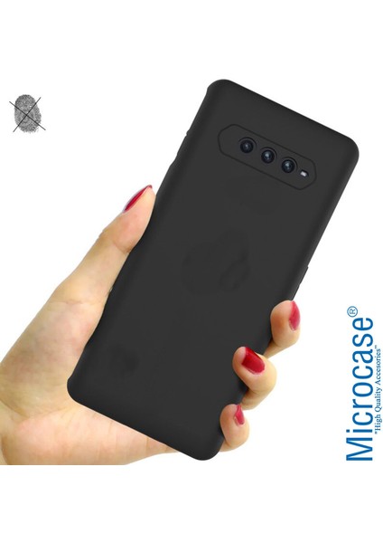 Microcase Xiaomi Black Shark 4 / 4 Pro Matte Serisi Silikon Tpu Kılıf - Siyah AL3367