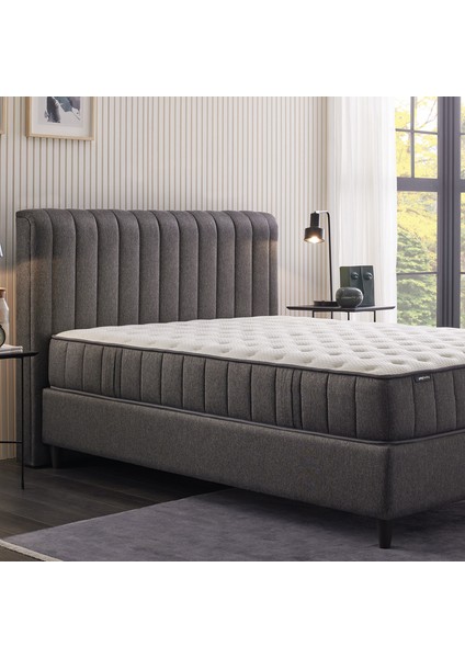 Bedding Ionic Energy Pro Yatak, Lento Baza, Somni Başlık 3'lü Set - Siyah