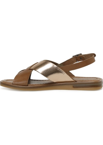 Incı Chısel 3fx Taba Kadın Düz Sandalet modelleri