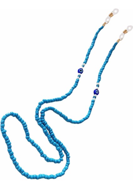 Nazar Boncuklu Gözlük Zinciri