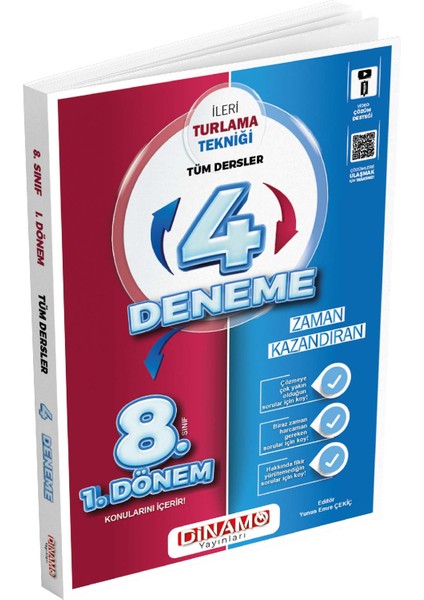 8.sınıf 1.dönem Tüm Dersler 4 Deneme Video Çözümlü Yeni Nesil