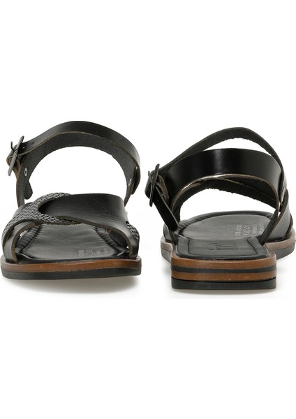 Incı Nudo 3fx Siyah Kadın Düz Sandalet indirimleri