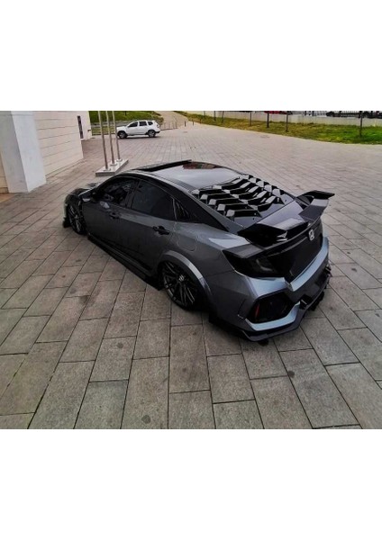 honda civic fc5 uyumlu arka cam kaplama (Cam vizörü) 2016-20 modelleri