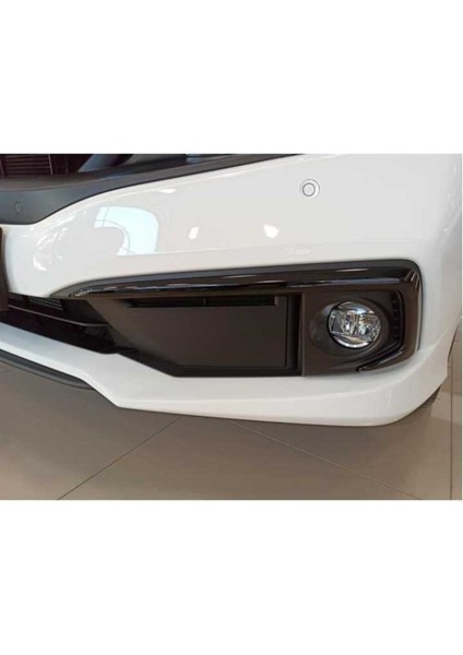 Honda civic fc5 uyumlu ön sis kaşı pianoblack 2019+ makyajlı fırsatları