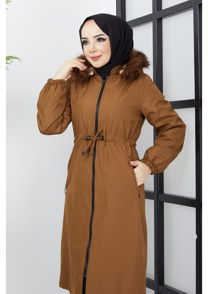 Beli Bağcıklı Mont Taba