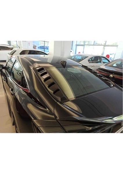 honda civic fc5 uyumlu arka cam üstü kaplama 2 parça 2016-2020