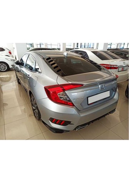 honda civic fc5 uyumlu arka cam üstü kaplama 2 parça 2016-2020 fırsatları