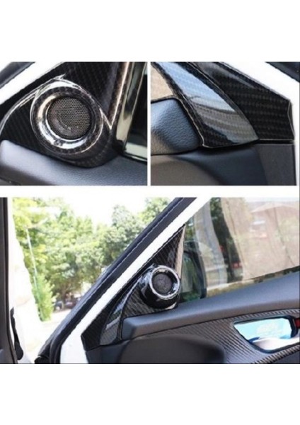 Honda civic fc5 uyumlu tweeter kaplaması karbon 2016+