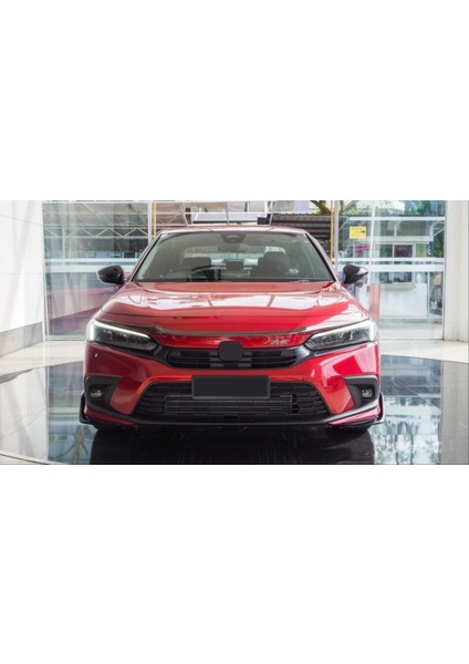 Honda civic uyumlu ön panjur üst trim kaplama 2022+ modelleri
