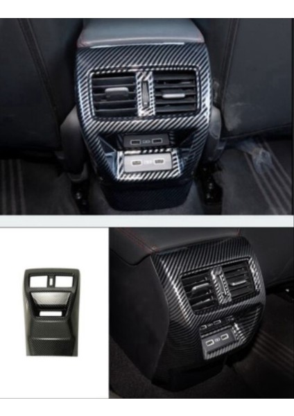 Honda civic arka klima paneli kaplaması karbon 2022+ için uygundur