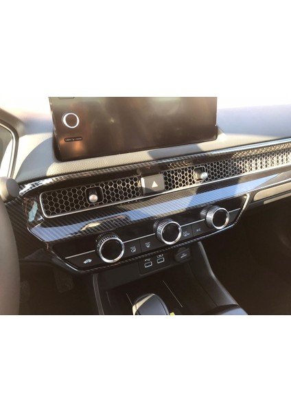 Honda civic göğüslük kaplama seti karbon 2 parça 2022+ için uygundur fiyatları