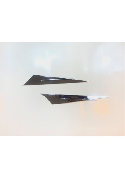 Honda civic uyumlu ön far kaşı kaplaması krom 2022+