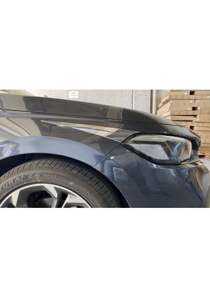 Honda civic uyumlu ön far kaşı kaplaması krom 2022+ modelleri