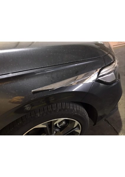 Honda civic uyumlu ön far kaşı kaplaması krom 2022+ fırsatları
