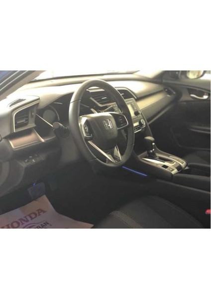 Honda civic fc5 uyumlu vites konsol aydınlatması mavi 2016+ modelleri
