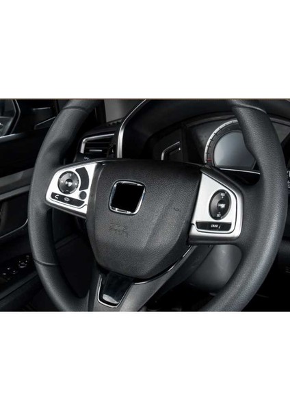 honda civic fc5 uyumlu direksiyon kaplaması 2 parça gri 2016-2020