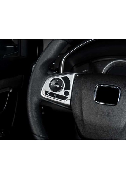 honda civic fc5 uyumlu direksiyon kaplaması 2 parça gri 2016-2020 modelleri