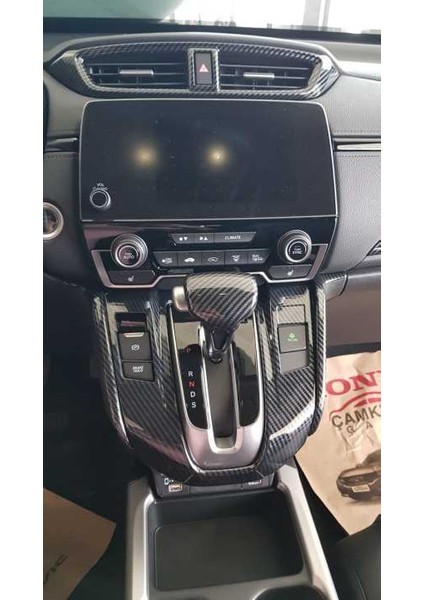 Honda crv uyumlu vites konsol kaplaması karbon 2018+ fırsatları