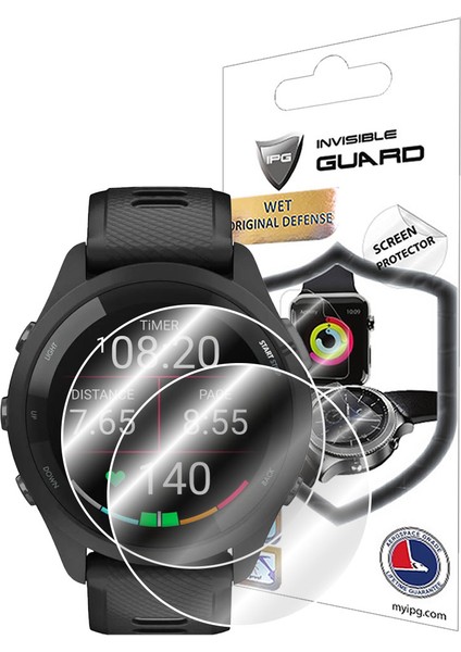 Garmin Forerunner 265 (Kasa Ölçüsü 46 Mm) ile Uyumlu Ipg Ekran Koruyucu (2 Adet)