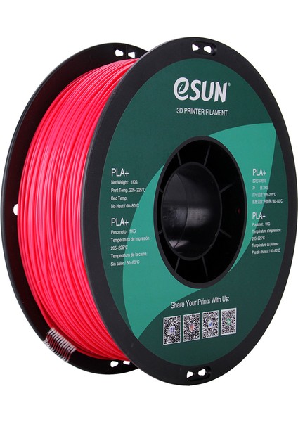 Esun 1,75 mm Pla Plus (Pla+) Filament (1 Kg)