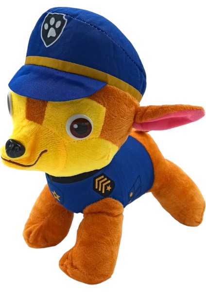 PopŞeker Peluş Chase Paw Patrol Karakterlerinden Oyuncak Peluş Chase 25CM.