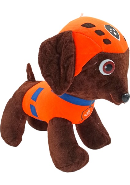 PopŞeker Peluş Zuma Paw Patrol Karakterlerinden Oyuncak Peluş Zuma 25CM.