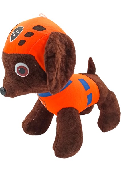 PopŞeker Peluş Zuma Paw Patrol Karakterlerinden Oyuncak Peluş Zuma 25CM.