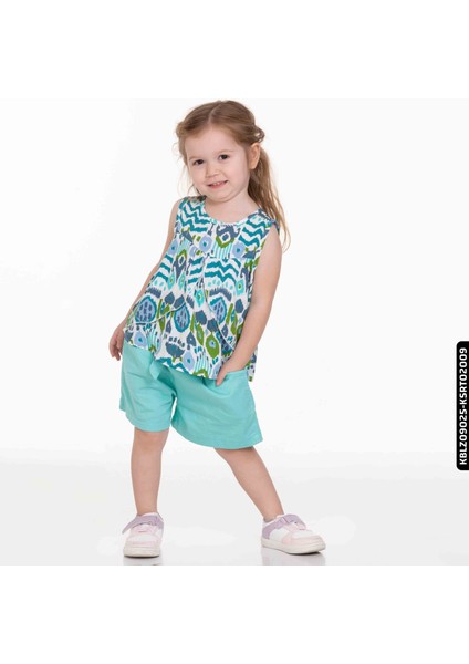 Nk Kids Kız Mandala Bluz 9 Ay - 2 Yaş 34622 KBLZ09025 Mavi