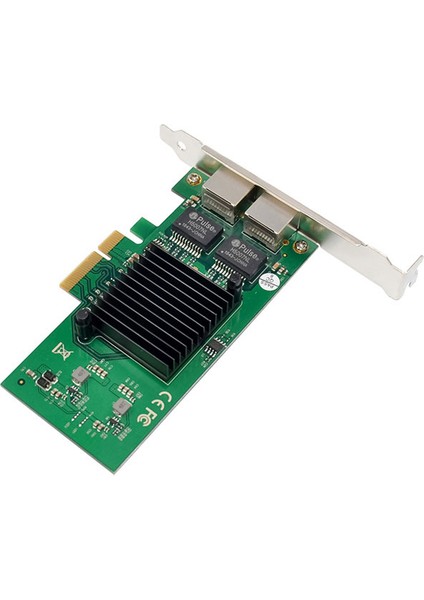 PCIE X4 çift RJ45 Gigabit Ethernet sunucu çift bağlantı ethernet kartı