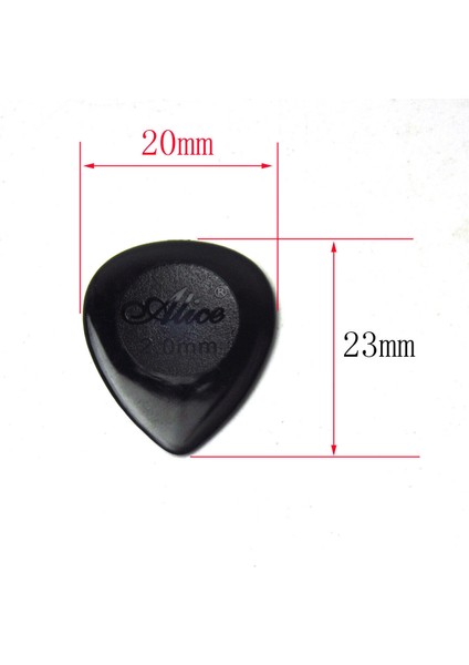 Damla Pena / Alice Drop Jazz Pick (1 Mm, 2 mm 3 Mm) 3'lü Paket