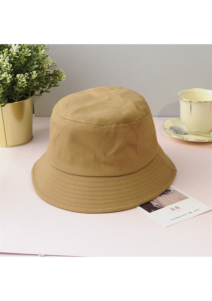 Unisex Pamuklu Katı Güneş Şapkası (Yurt Dışından)