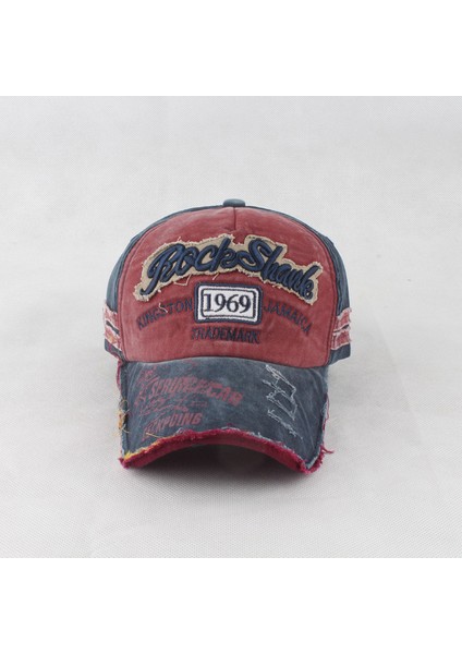 Açık Spor Pamuk Beyzbol Kapağı Ayarlanabilir Vintage Nakış (Yurt Dışından)