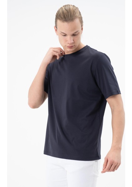 Erkek Tişört Merserize T-Shirt Oversize Tshirt