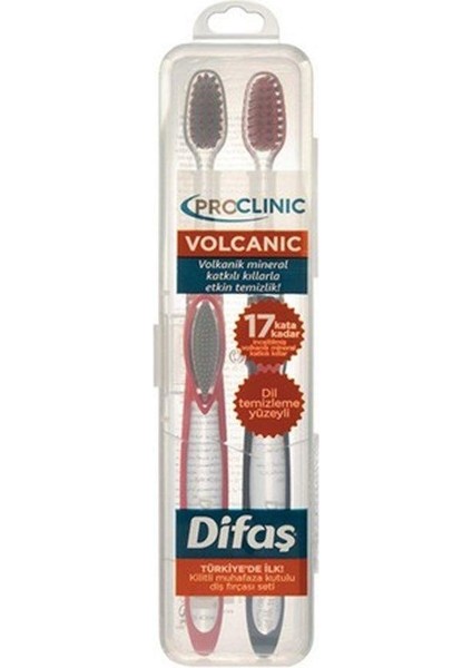 Diş Fırçası Proclinic Volcanic 1+1