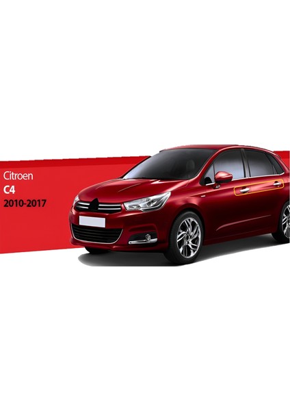 Citroen C4 Krom Kapı Kolu 4 Kapı P.çelik 2010 ve Üzeri