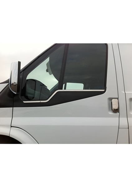 Ford Transit Krom Cam Çıtası 2 Parça P.çelik 2003 > 2013