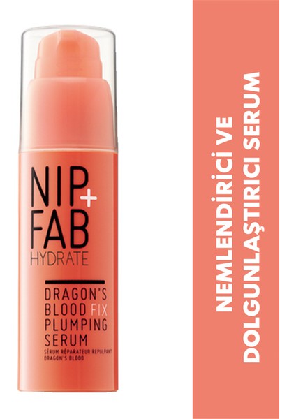 Nip+Fab Dragons Blood Fix Plumping Serum Nemlendirici ve Dolgunlaştırıcı Serum 50ML